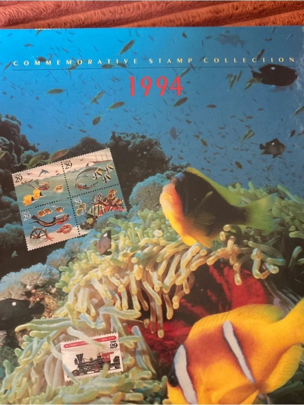 1994 Fish Stamp Collection Book - Multicolor
